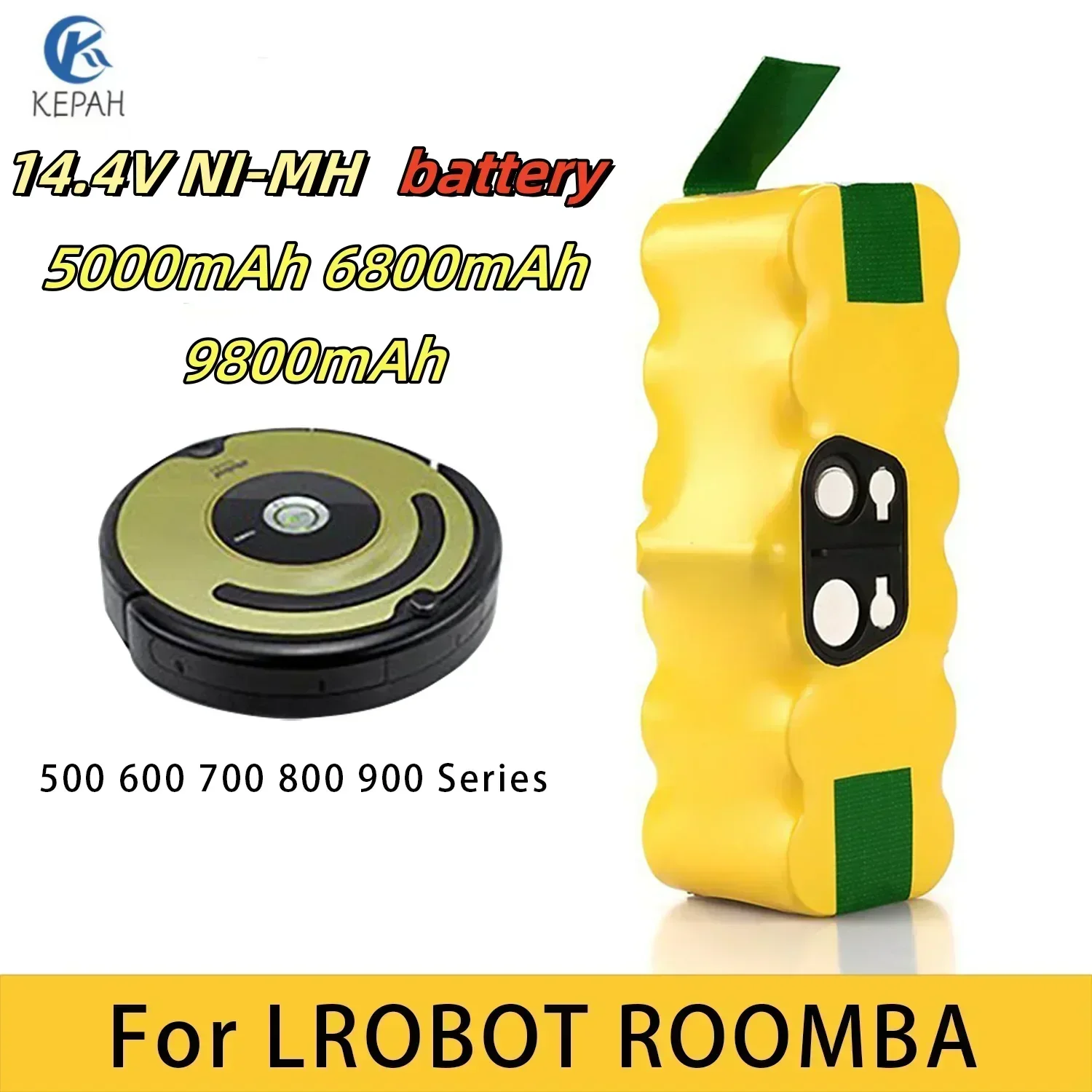 4S Lipo Battery 14.8V 6000Mah - Baterai pembersih vakum Robot 14.4V 5000mAh