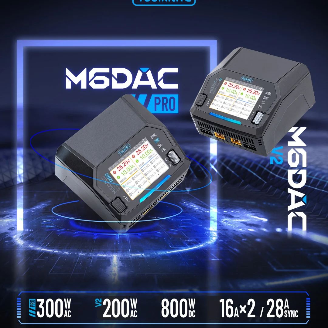 Toolkitrc M6Dac Smart Charger - ToolkitRC M6DAC PRO M6DAC V2 Pengisi