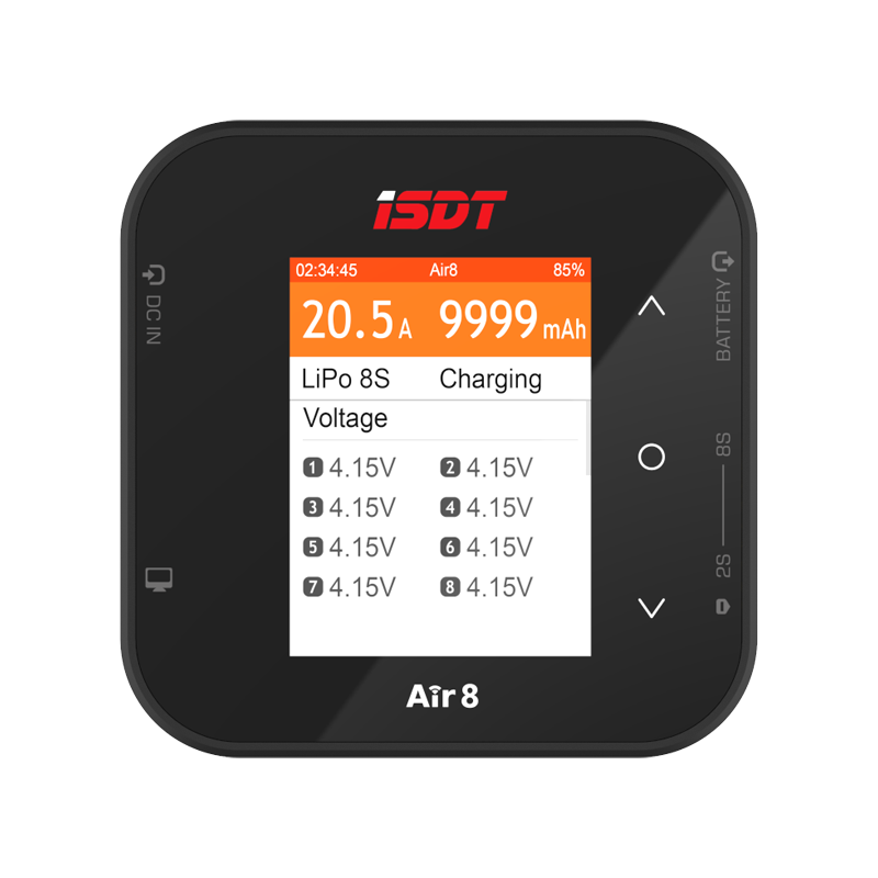 ISDT Air 8 pengisi daya pintar - Isdt Air8 8S Lipo Charger ulasan dan harga