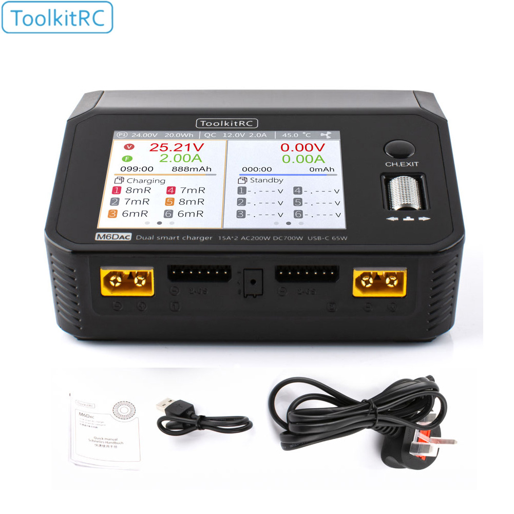 ToolkitRC M6DAC Pengisi Daya B - Toolkitrc M6Dac Smart Charger ulasan dan harga