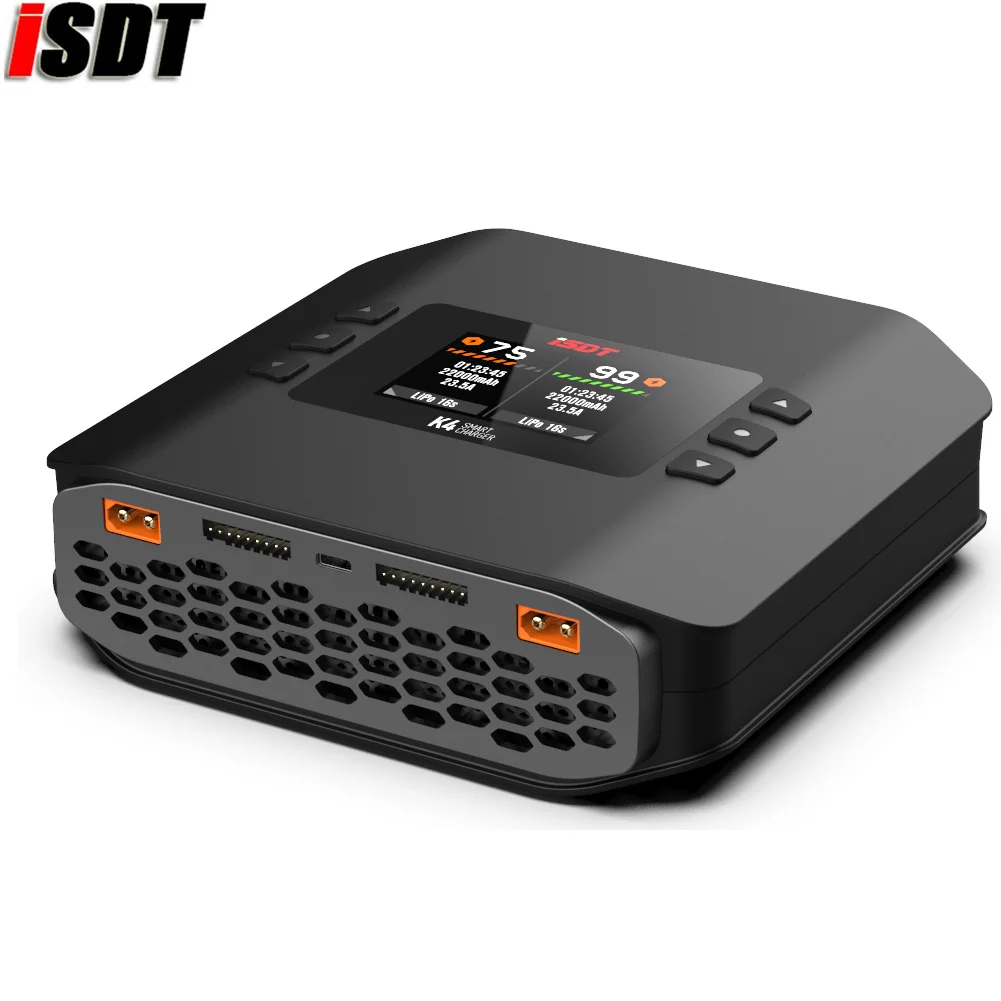 Pengisi daya baterai ganda K4, - Isdt K4 Dual Lipo Charger ulasan dan harga