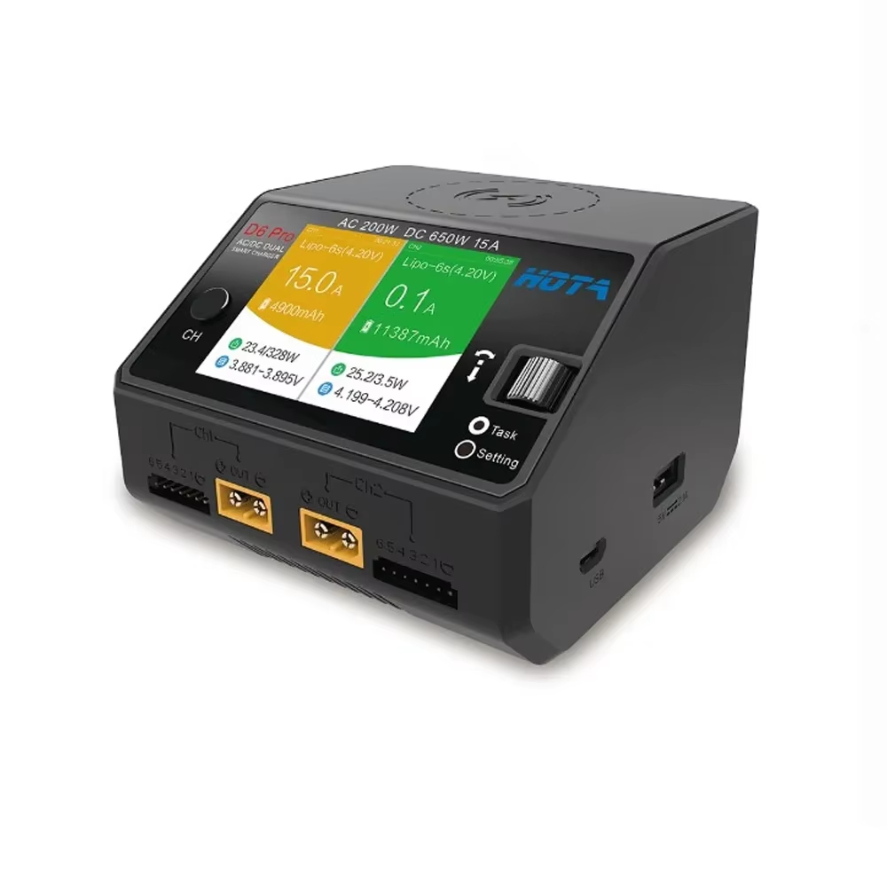 HOTA D6 Pro 200W AC 650W DC Pe - Hota D6 Pro Dual Lipo Charger ulasan dan harga
