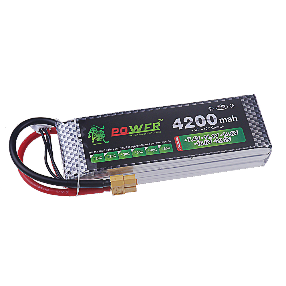 Baterai Lipo 4200MAH 5200mAh 6 - 4S Lipo Battery 14.8V 6000Mah ulasan dan harga