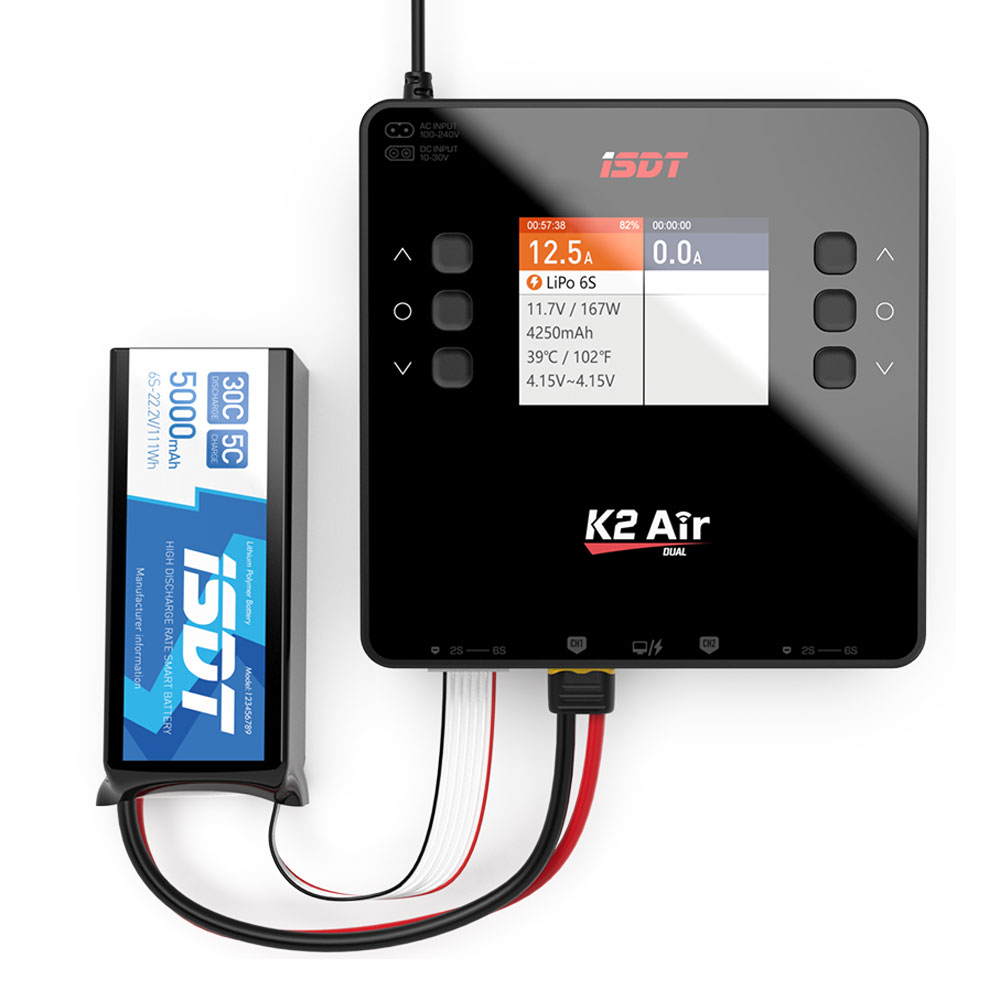 Pengisi Daya Baterai Lipo ISDT - Isdt K4 Dual Lipo Charger ulasan dan harga